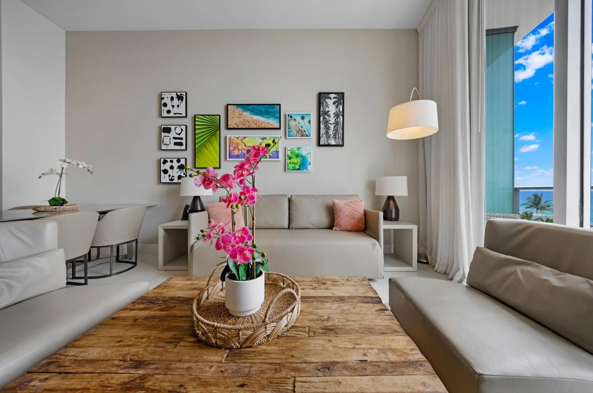 Wake Up To The Sound Of Waves In A Stylish Condo In A Luxury Resort Hollywood Ngoại thất bức ảnh